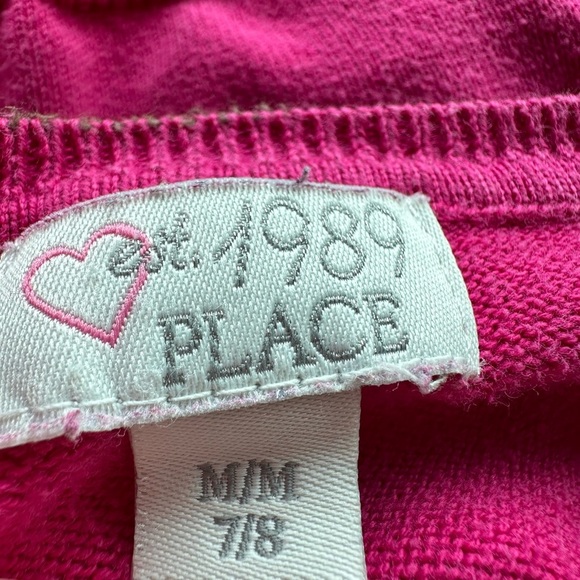 The Children’s Place Girls Pink Button  Sweater Cardigan Size 7/8 - Picture 5 of 6